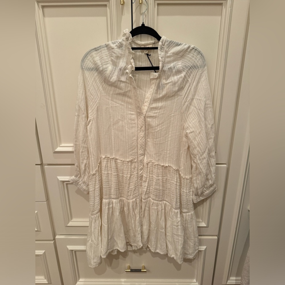 Elan Small Cream Bohemian Dress. ⚡️🤍